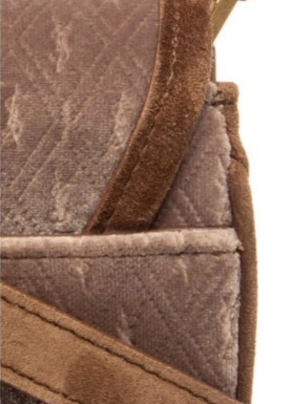 Saint Laurent Brown Signature Yves Crossbody Bag